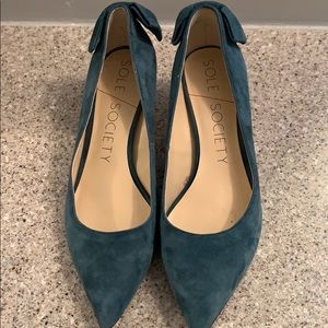 Sole Society , slip on suede pumps. Size 7.5
